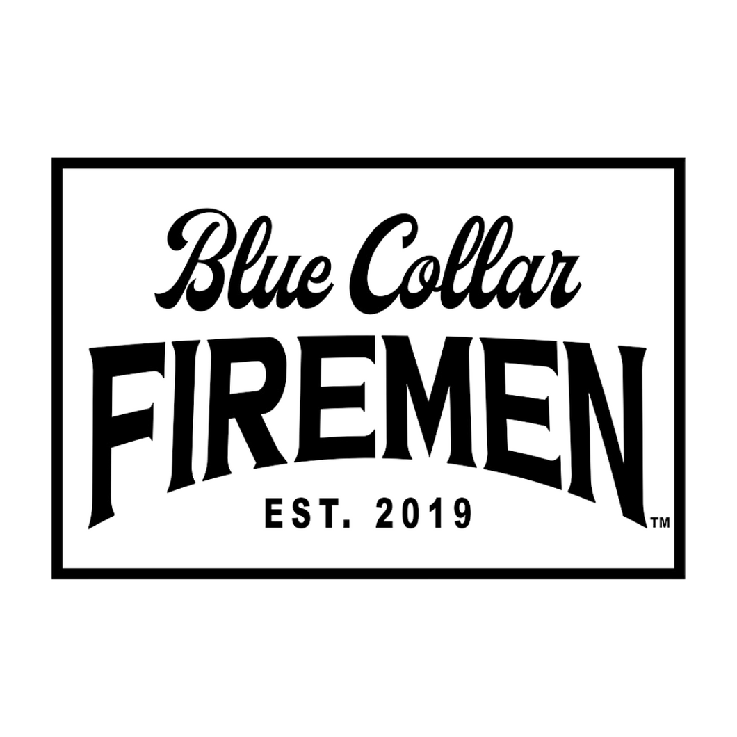 Blue Collar Firemen Classic Decal (3x5)