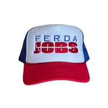 Load image into Gallery viewer, FERDA Jobs Foam Trucker (Red, White, &amp; Blue)
