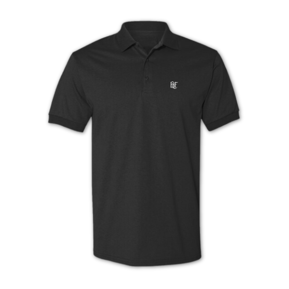 IYKYK Embroidered Polo (Black)