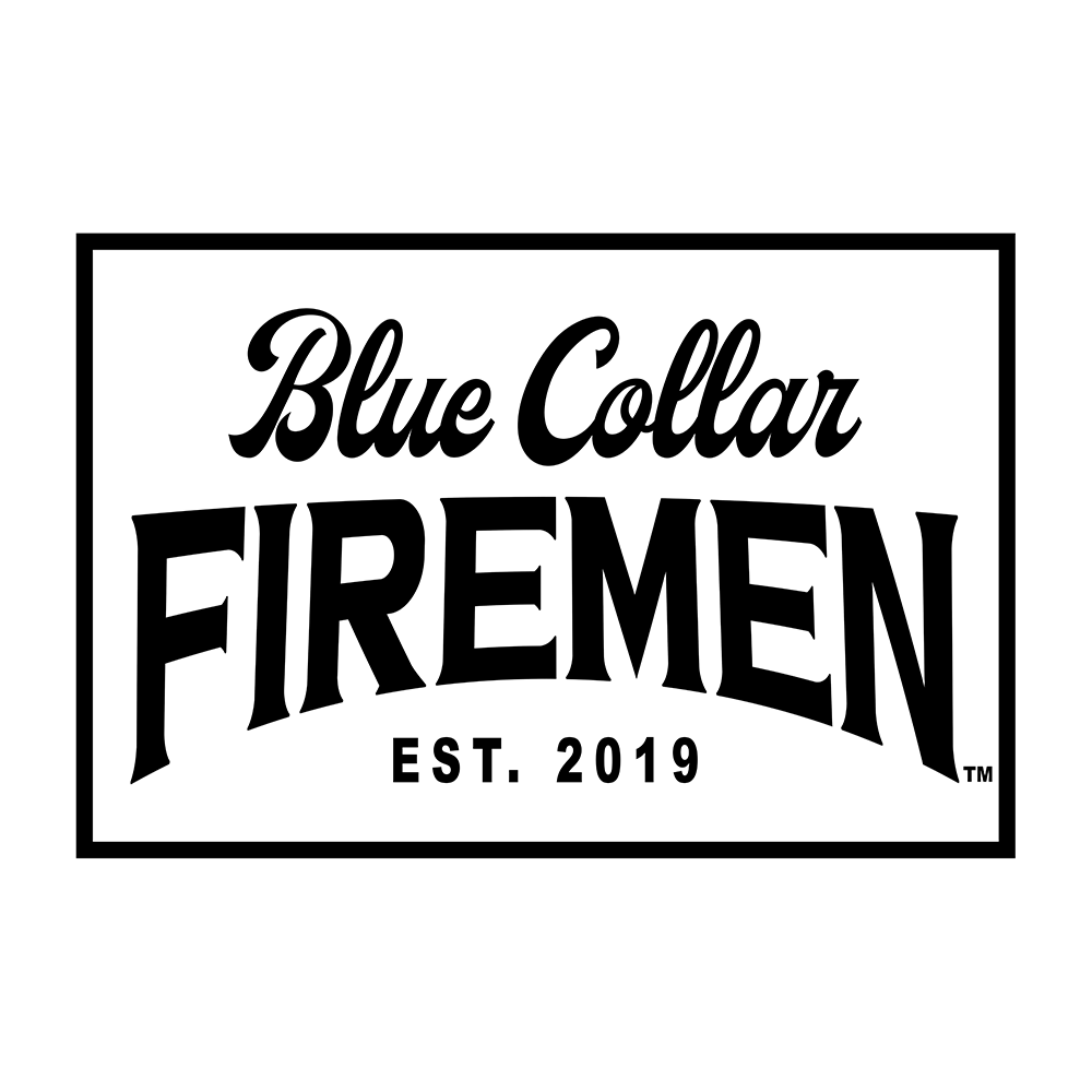 Blue Collar Firemen Classic Decal (3x5)